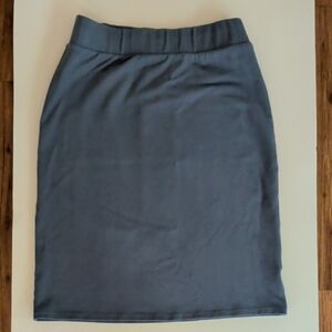Zenana Outfitters Blue Pencil Skirt